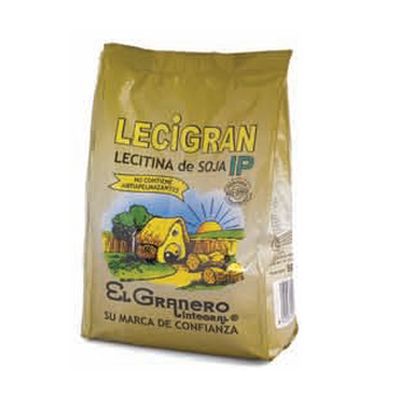 Lecigran LECITINA DE SOJA GRANULADA IP NO GMO bolsa 500 gr, cardiovascular y colesterol.
